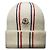 Moncler Trichromatic Wollbeanie mit Logo-Patch Mehrfarben
