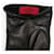 Valentino Leder-Kaschmir-Handschuhe Schwarz - Ansicht 6