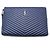 Saint Laurent Clutch Monogram Matelassé Blu - vista 3