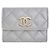Chanel Porta-cartões Golden Snap Caviar Gold Gray Conjunto Completo Presente Marrom - vista 2