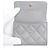 Chanel Porta-cartões Golden Snap Caviar Gold Gray Conjunto Completo Presente Marrom - vista 7