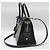 Prada Esplanade kleine Schultertasche zweifarbig Schwarz-Grau Braun - Ansicht 2