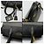 Prada Esplanade kleine Schultertasche zweifarbig Schwarz-Grau Braun - Ansicht 8
