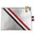 Tarjetero con cremallera plateado Thom Browne Plata