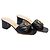 Gucci Sandali slide con logo GG dorato Multicolore