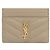Saint Laurent Tarjetero Matelassé Cassandra para mujer Naranja