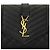 Saint Laurent Tarjetero acolchado para mujer Negro - vista 6