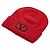 Valentino Berretto in lana da donna Signature Logo LZC Rosso - vista 3