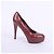 Saint Laurent Lackleder-Pumps in Burgundrot - Ansicht 3
