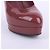 Saint Laurent Lackleder-Pumps in Burgundrot - Ansicht 4