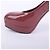 Saint Laurent Lackleder-Pumps in Burgundrot - Ansicht 8