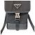 Prada Custodia per telefono nera da uomo e donna Borsa a tracolla Re-Nylon Saffiano Nero - vista 6