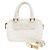 Miu Miu White Arcadi Crochet Tote Bag