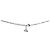 Dior Collar Red Trotter de plata - vista 3