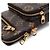 Louis Vuitton Borsa crossbody Monogram Utility Phone Pocket Multicolore - vista 5