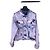 Louis Vuitton Giacca in denim con cappuccio Monogram e frange Multicolore