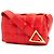 Bottega Veneta Borsa Cassette Intrecciato da donna Rosso - vista 3