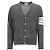 Thom Browne Klassischer Cardigan aus feiner Merinowolle Braun