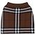 Burberry Minifalda de jacquard de lana a cuadros para mujer Negro - vista 2