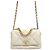 Chanel Medium Chain Flap Bag aus Lammleder Beige Series Braun