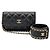 Chanel Mini borsa pouch con tracolla in pelle di agnello