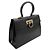 Salvatore Ferragamo Borsa Tote Kelly Nero - vista 3