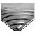 Chanel Clutch Caviar Chevron New Medium Nero - vista 7