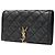 Saint Laurent Borsa a catena Monogram Becky Nero - vista 2