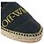 Off White Espadrillas in tela con logo da donna Nero - vista 9