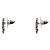 Chanel Boucles d'oreilles Heart CC Silver - vue 2