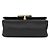 Chanel Borsa a tracolla con patta a chevron nera Nero - vista 5
