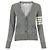 Thom Browne Cardigã de lã merino fina com ajuste relaxado
