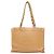 Chanel Sac à épaule Big CC Chain en agneau beige