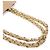 Chanel Sac à épaule Big CC Chain en agneau beige - vue 8