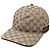 Gucci Baseball-Kappe aus Canvas Beige KQWBG Braun