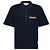 Thom Browne Texturiertes Baumwoll-Leinen- Polo mit RWB-Stickerei Blau - Ansicht 3
