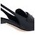 Miu Miu Décolleté slingback in pelle con logo da donna XUQ Nero - vista 10