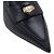 Miu Miu Décolleté slingback in pelle con logo da donna XUQ Nero - vista 9