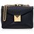 Valentino Borsa a tracolla in pelle con catena e borchia da donna ILK Nero