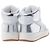 Saint Laurent Sneakers mid-top in pelle grana per donna AAAWS Argento - vista 4