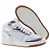 Saint Laurent Sneakers mid-top in pelle grana per donna AAAWS Argento - vista 5