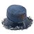 Fendi Denim-Bucket-Hat mit Logo und Fransen Blau - Ansicht 4