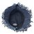Fendi Denim-Bucket-Hat mit Logo und Fransen Blau - Ansicht 5