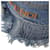 Fendi Denim-Bucket-Hat mit Logo und Fransen Blau - Ansicht 7