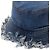 Fendi Denim-Bucket-Hat mit Logo und Fransen Blau - Ansicht 9