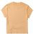 Off White Baumwoll-T-Shirt mit Logo-Print für Damen Orange - Ansicht 2