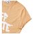 Off White Baumwoll-T-Shirt mit Logo-Print für Damen Orange - Ansicht 4