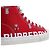 Burberry Sneakers alte monogramma Teddy Bear per bambini MINI LARKHALL HT Rosso - vista 10