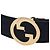 Gucci Damengürtel mit Metall-Logo Schwarz - Ansicht 7