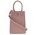 Burberry Borsa Micro Francis Phone Tote in pelle martellata Rosso